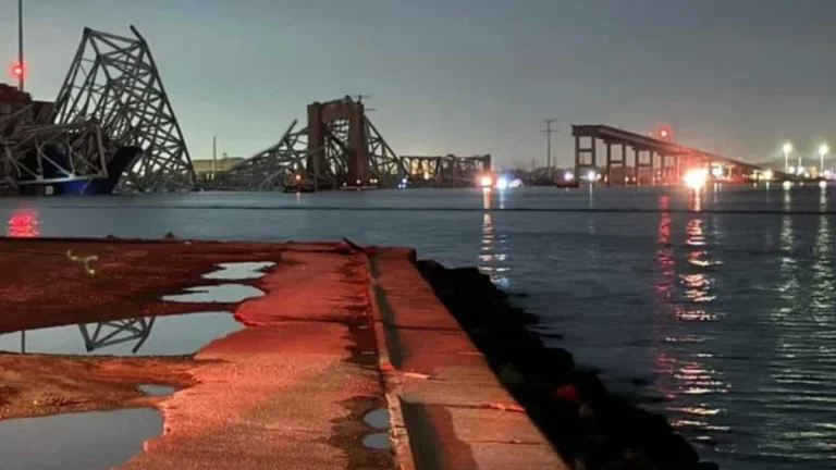 Watch | Baltimore’s Francis Scott Key bridge collapses after ship collision