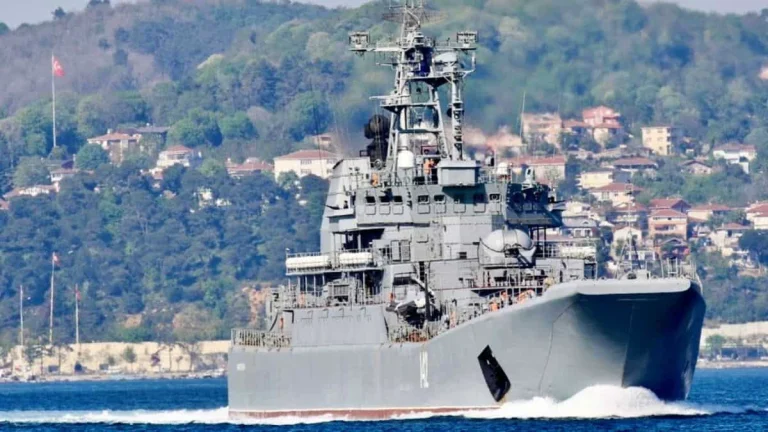 Ukraine launches strikes on Crimea, hits two Russian warships