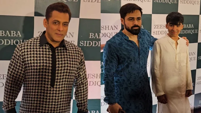 WATCH: Salman Khan, Emraan Hashmi with son, Vijay Varma, Siddhant Chaturvedi arrive at Baba Siddique’s Iftar party in style