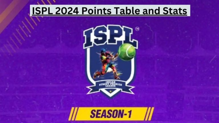 ISPL 2024 Points Table: ISPL Results, Standings, Best Stats