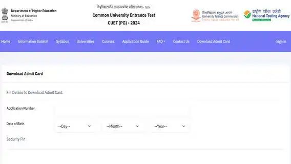 CUET PG 2024: NTA Releases Admit Card On pgcuet.samarth.ac.in – Download Here