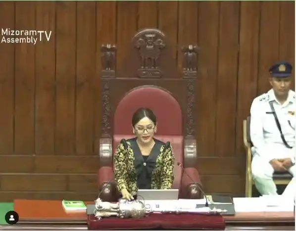 History Made in Mizoram as a Woman MLA Occupies Speaker’s Seat for First Time