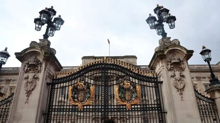 Man arrested after car strikes gates of Buckingham Palace