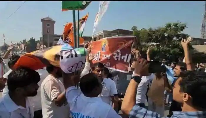 Gujarat: ‘Jai Shri Ram’ slogans raised during ‘Bharat Jodo Nyay Yatra’ in Bardoli, Rahul Gandhi’s rally cancelled after protests