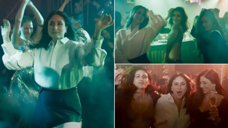 Crew Song ‘Ghagra’ Out! Kareena Kapoor Khan, Tabu and Kriti Sanon Are Having All the Fun in Ila Arun’s Catchy Track (Watch Video)