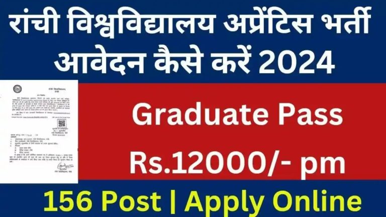 Apply Now! Ranchi University Seeks 156 Graduate Apprentices