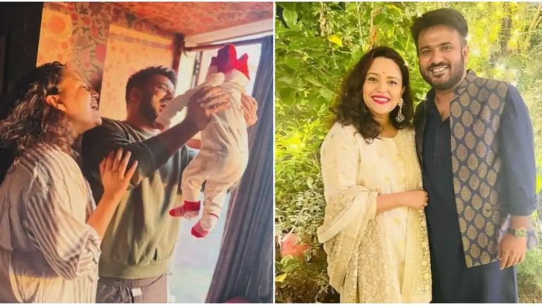 PIC: Swara Bhasker turns photographer as husband Fahad Ahmed soaks in sun with daughter Raabiyaa