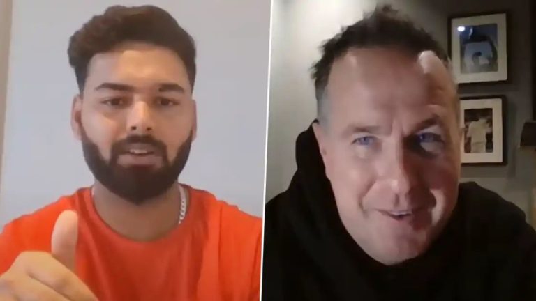 You’re Focussing Too Much on Social Media’, Rishabh Pant ‘Sledges’ Michael Vaughan in Online Interaction; Video Goes Viral