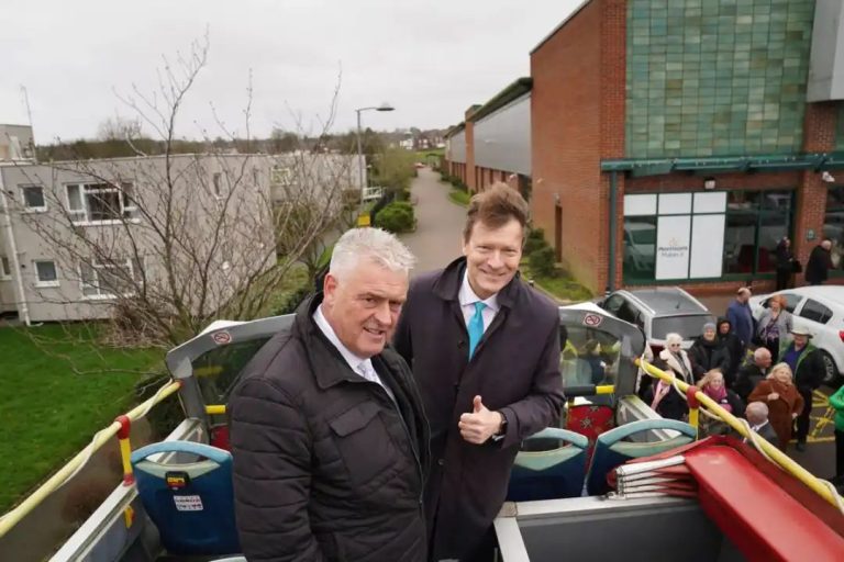 New Reform UK MP Lee Anderson tours constituency with party leader