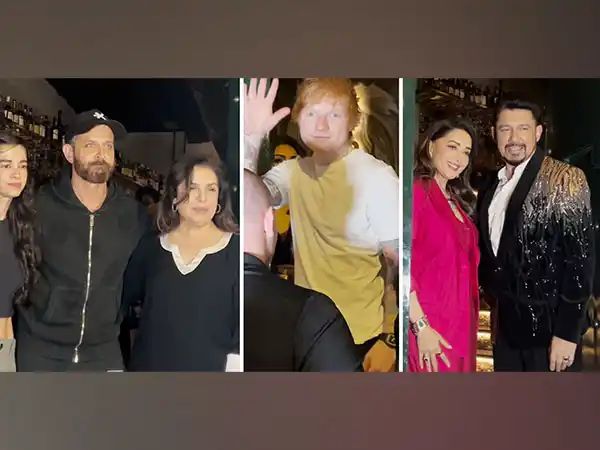 Hrithik Roshan to Madhuri Dixit: Celebs attend Farah Khan’s party for Ed Sheeran