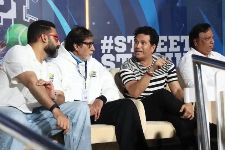 Amitabh Bachchan drops photo with Sachin Tendulkar, Abhishek Bachchan from ISPL final amidst hospitalisation rumours