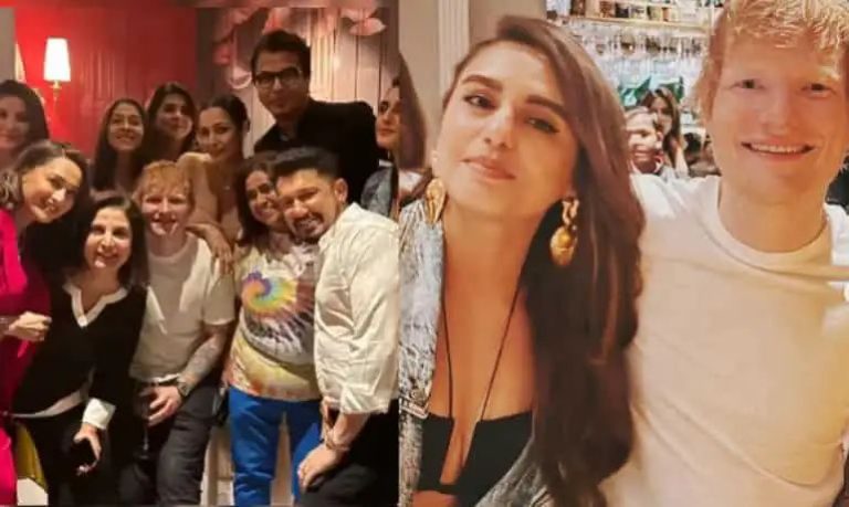 Inside Ed Sheeran’s fun night with B-town stars at Farah Khan’s party – see pics