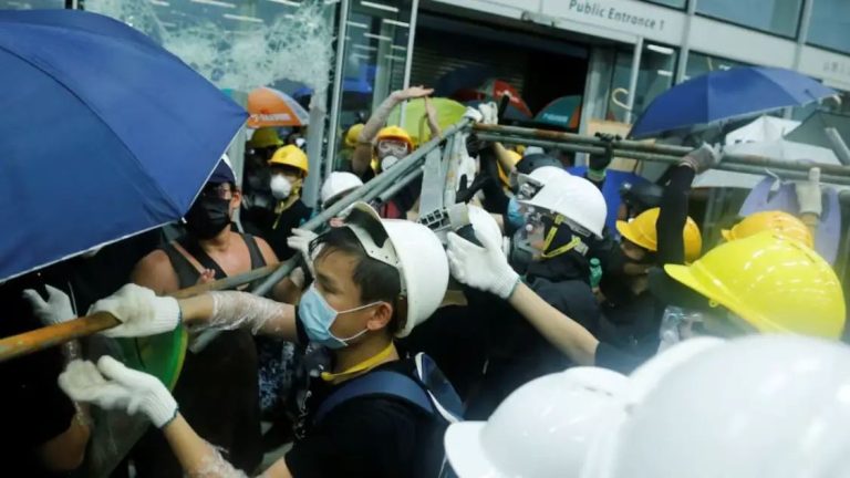 Hong Kong sentences 12 pro-democracy protesters over riot inside parliament in 2019