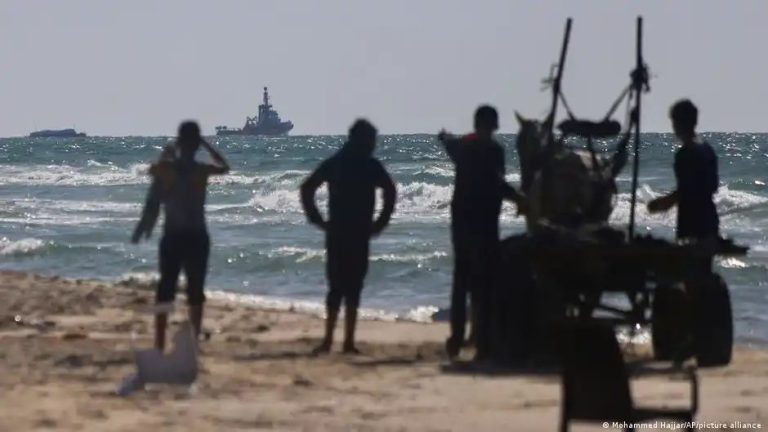 Israel-Hamas war: First ship unloads Gaza aid