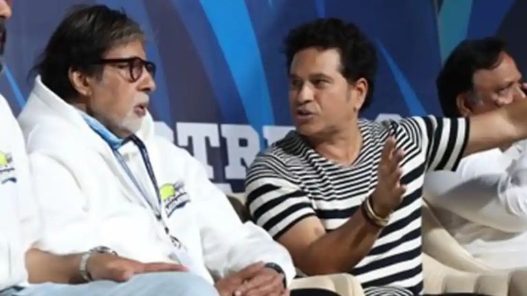 Amitabh Bachchan Shares Glimpse of His Moments with ‘Great’ Sachin Tendulkar at ISPL 2024 Finale; Cricketer Reacts (View Pics)