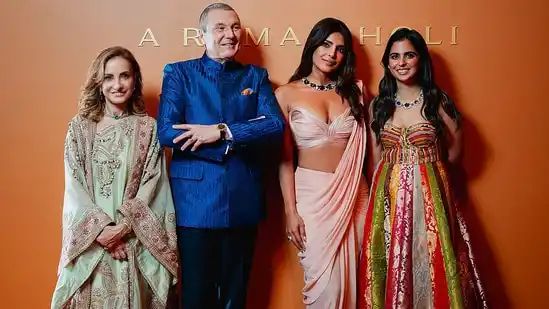 Isha Ambani’s Holi bash: Priyanka Chopra gives a speech, guests gorge on a royal dinner thali and more