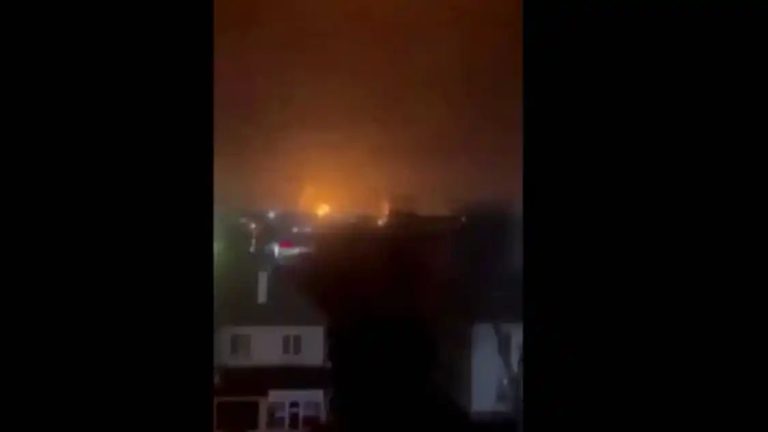 Ukraine drone attacks spark fire at oil refinery in Russia, disrupt power in border areas