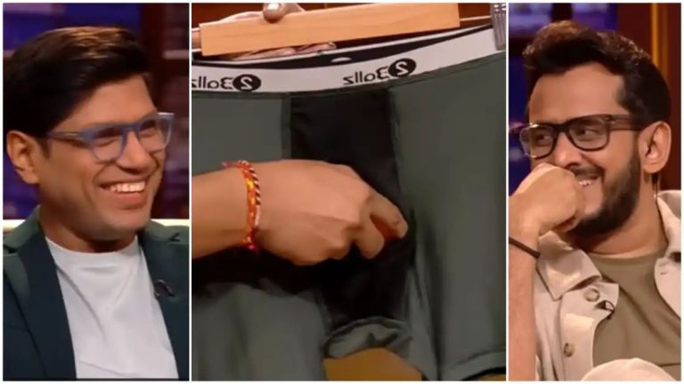 VIDEO: Judges Burst Into Laughter As 2Ballz Unveil Testicle-Protecting Underwear On Shark Tank India Season 3