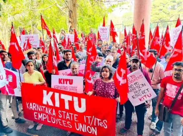 Bengaluru: Karnataka IT employees’ union demands labour dept to end exemption for tech firms under Industrial Employment Act