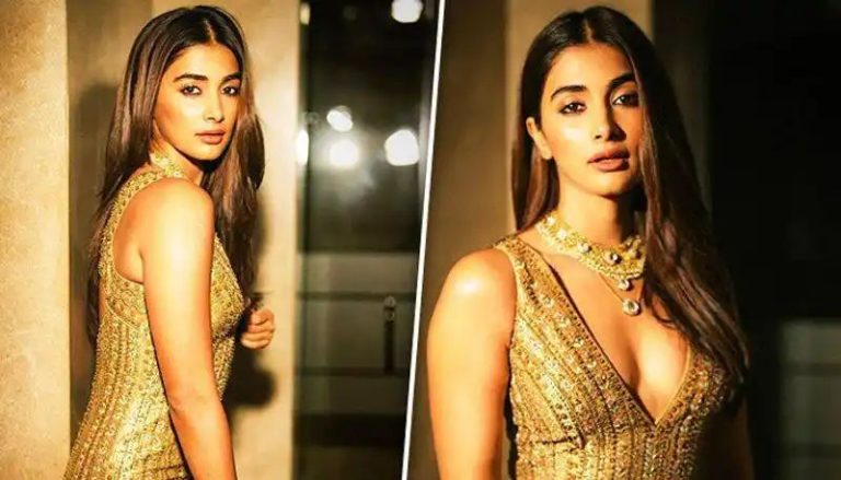 SEXY photo: Pooja Hegde looks stunning in golden dress; check out her Instagram post