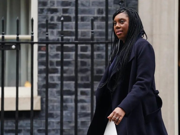 Kemi Badenoch dismisses row over Frank Hester’s Diane Abbott comments as ‘trivia’