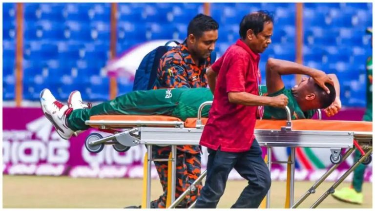 IPL 2024: Trouble for MS Dhoni’s CSK! Mustafizur Rahman stretchered off field during Ban-SL 3rd ODI