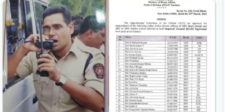 IPS Officer Manoj Sharma, Inspiration Behind ’12th Fail’, Promoted To Inspector General of Police