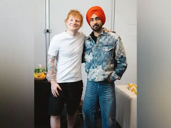 Diljit Dosanjh shares pictures with Ed Sheeran, calls him “beautiful soul”