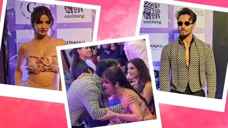 Pinkvilla Screen & Style Icons Awards: Tiger Shroff and Disha Patani share cute moment as they warmly meet