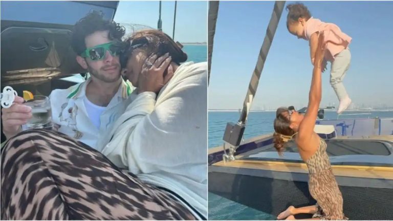 PICS: Priyanka Chopra spends quality time with hubby Nick Jonas; plays with daughter Malti Marie