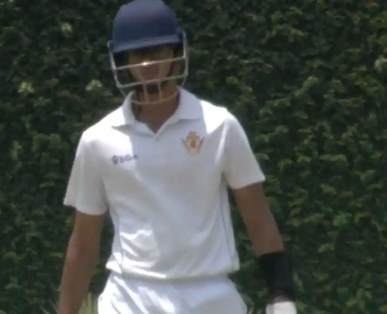 WATCH] Samit Dravid Hits Perfect Square Cut Like Father, Rahul Dravid