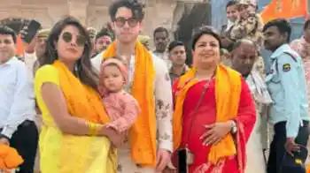 Priyanka Chopra shares pictures from her Ayodhya’s Ram Temple visit with Nick Jonas, Malti Marie