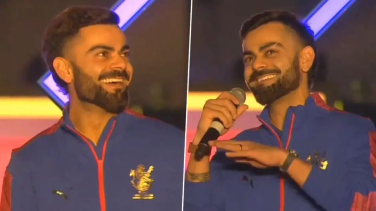 Hosa Adhyaya Meaning: What Does ‘Idu RCB’ya Hosa Adhyaya’ Mean? Know English Translation of Virat Kohli’s Message for Fans in Kannada During RCB Unbox Event 2024