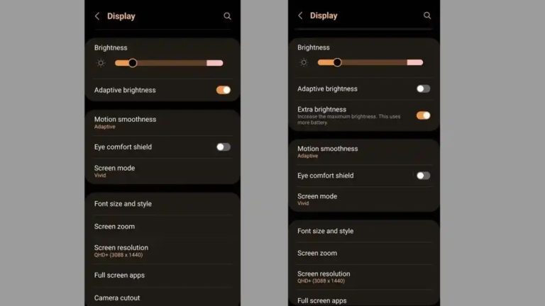 What Is Extra Brightness Mode on Samsung Phones and How to Enable It?