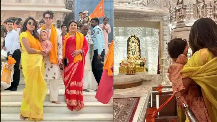 Priyanka Chopra Dons Yellow Saree For Her Ayodhya Visit, Know The Cost Of Handloom Saree Here!