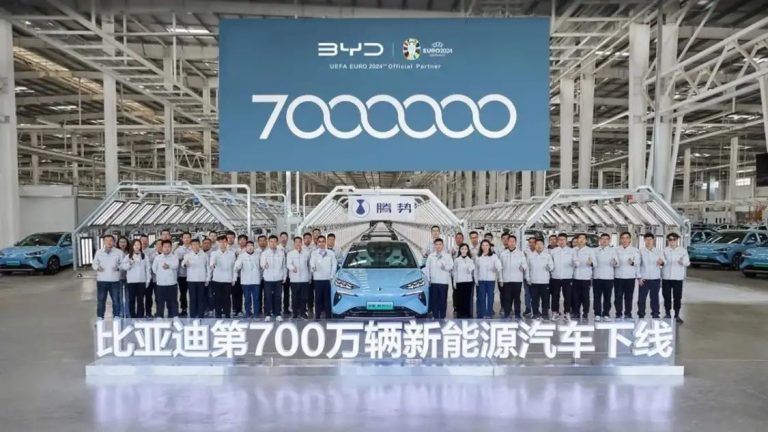 BYD Sets New Benchmark In NEV Production By Rolling Out 7 Millionth Vehicle