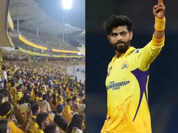 Jaddu, Jaddu….”: CSK Fans Give Special Tribute to Ravindra Jadeja at Chepauk During IPL 2024 Clash Against GT (Watch Video)