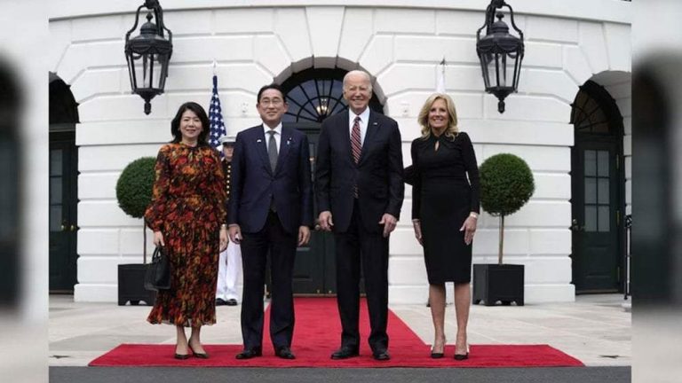 Japan Prime Minister’s visit to USA: Fumio Kishida welcomed at Biden’s state dinner