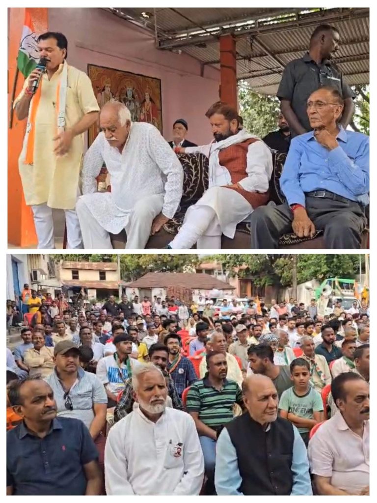 Chaudhary Lal Singh campaigned in Janglot