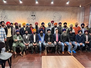 MP Sam Ray organized a dinner for the Sikh community on the occasion of Baisakhi