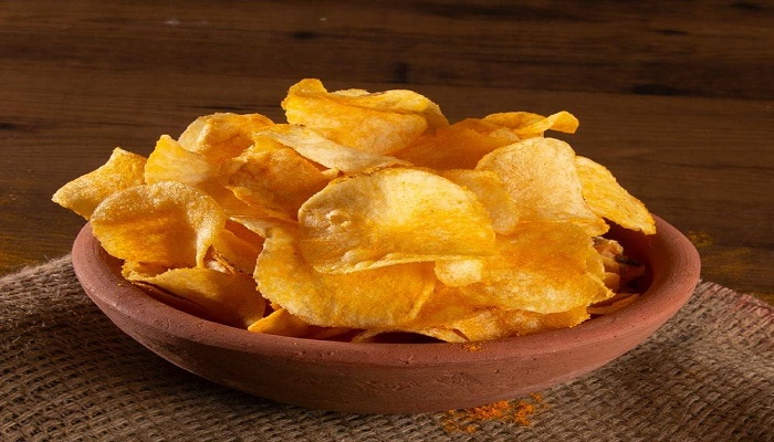 Be careful not to become fond of eating potato chips!  Apart from obesity, one can become victim of these diseases