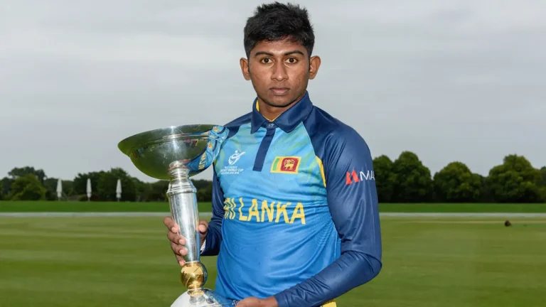 Kamindu Mendis and Maia Bouchier named ICC Players of the Month for March