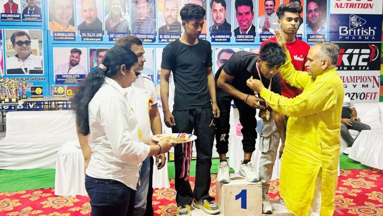 Sonipat: Winners of Haryana State Power Lifting Competition honored