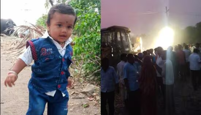 Karnataka: 2 year old innocent fell into borewell while playing, rescue operation underway