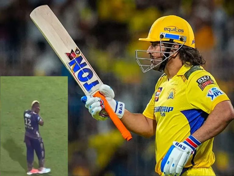 MS Dhoni: Dhoni’s sensational entry Why did Andre Russell turn a blind eye to Dhoni’s entry?  Watch that video