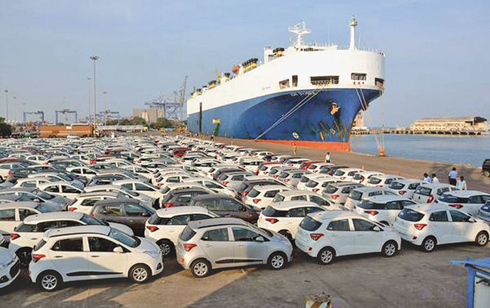 5.5 percent decline in vehicle exports from the country in the financial year 2023-24 – ..