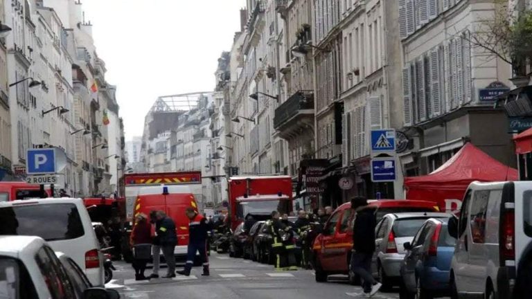 Massive fire breaks out after explosion in an apartment in Paris, 3 killed