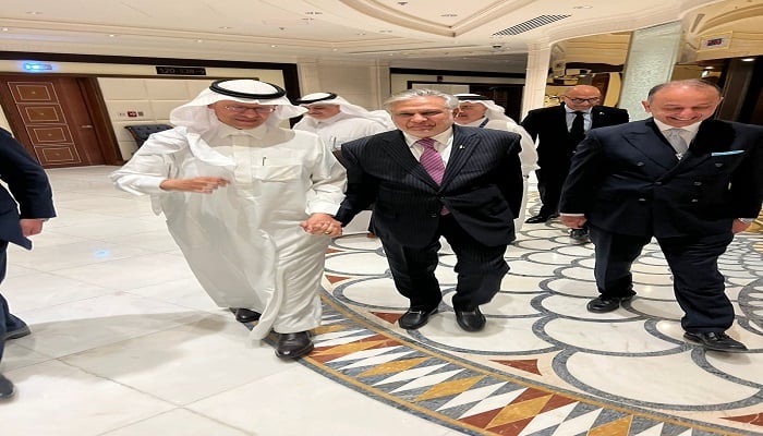 FM Dar meets Saudi Energy Minister in Riyadh