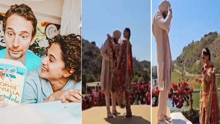 Video goes viral amid rumors of Taapsee Pannu’s marriage, actress seen in Punjabi shoot