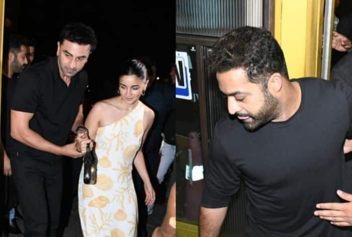 Jr NTR enjoys special dinner with Ranbir-Alia, KJO and Hrithik-Saba